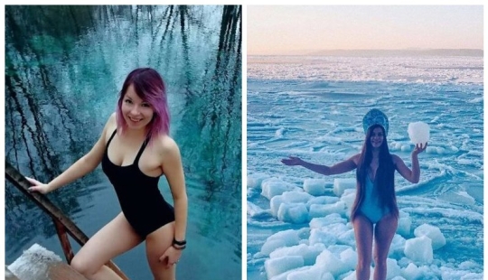 15 photos of adorable girls who decided to start the year with hardening