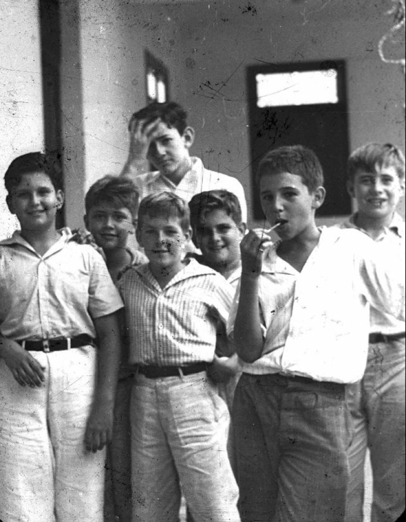 15 raras fotos de Fidel Castro como un niño y joven