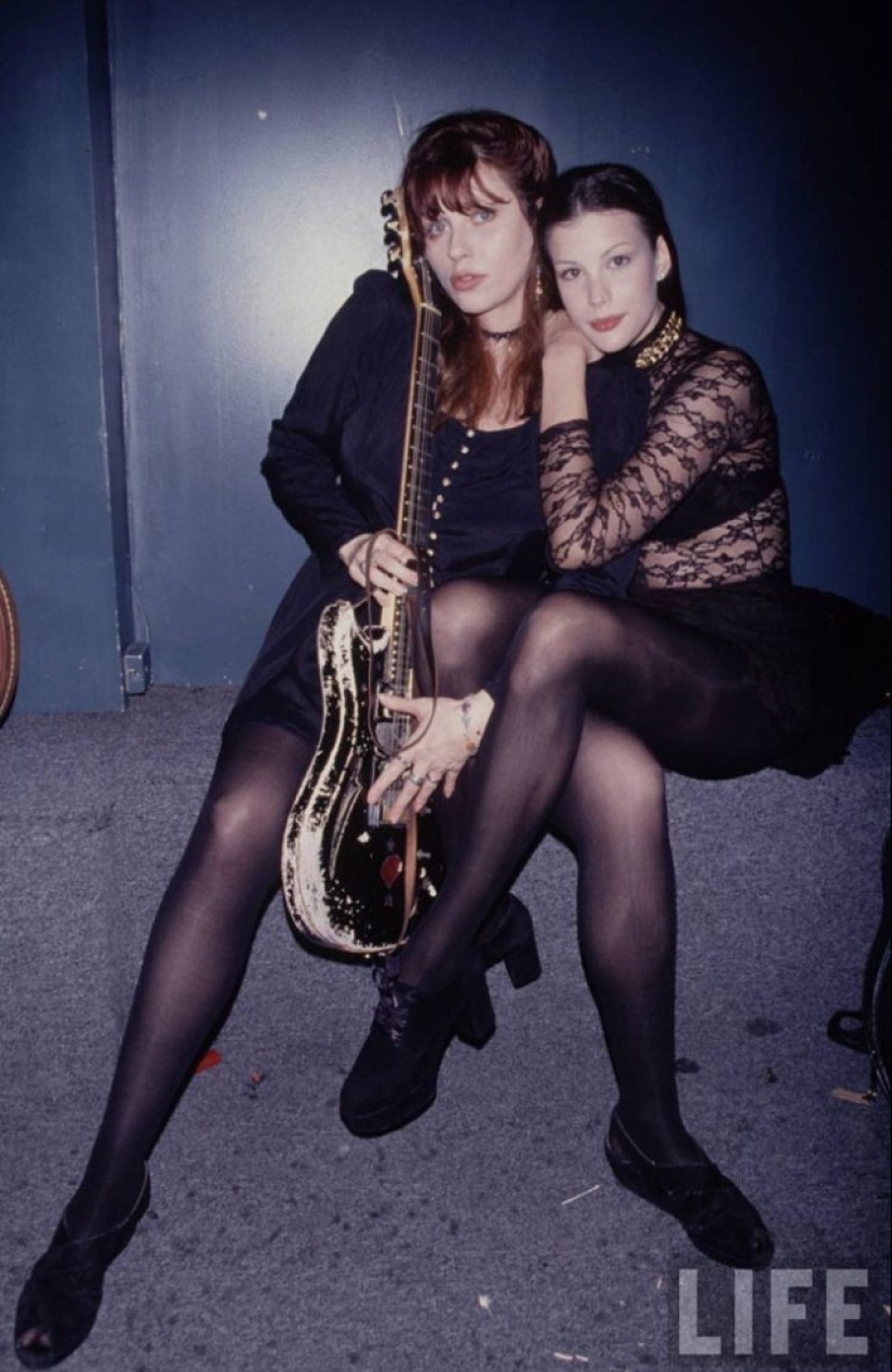 15-year-old Liv Tyler with her mother in pictures of David McGough in 1993