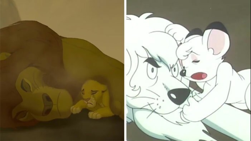 16 evidencia de que "el Rey león" rip — off del anime Japonés