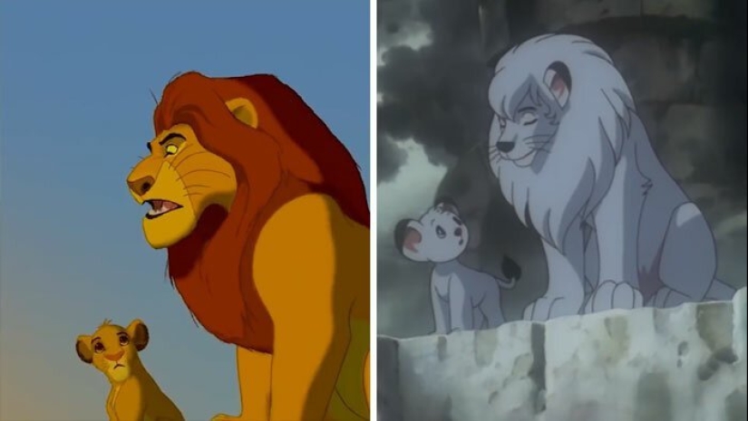 16 evidencia de que "el Rey león" rip — off del anime Japonés