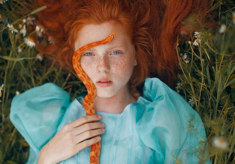 16 fascinantes fotos de personas con pecas