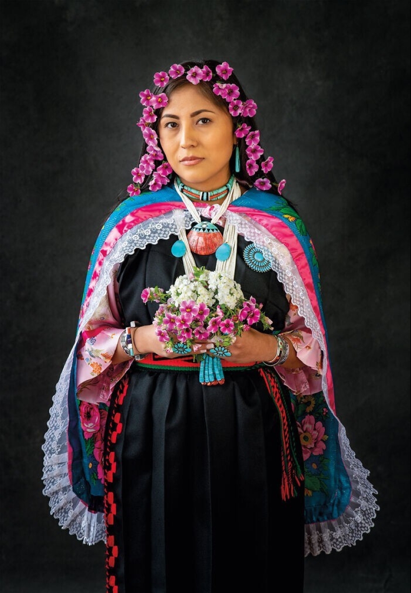 16 increíbles retratos de indios americanos en trajes rituales