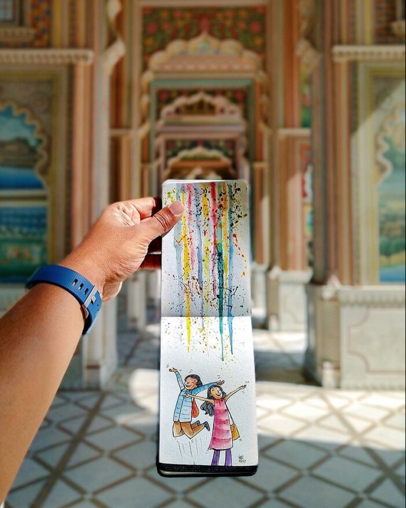 16 Travel Sketches Full Of Magic By Vimal Chandran