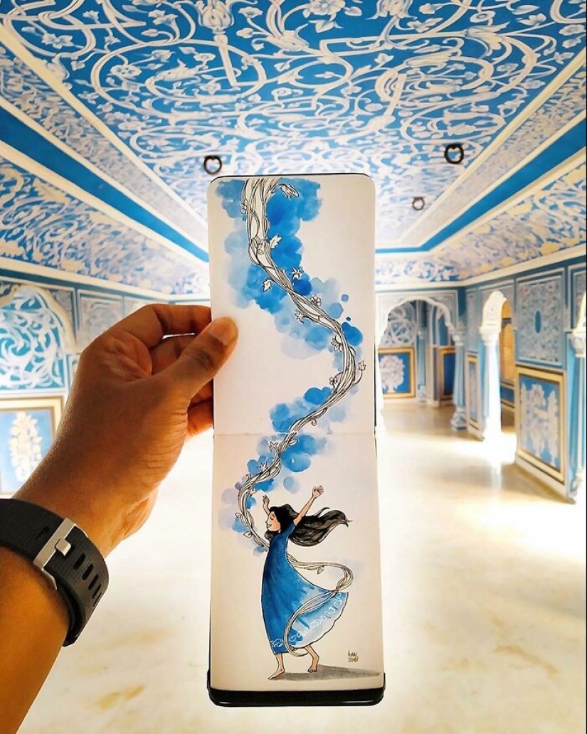 16 Travel Sketches Full Of Magic By Vimal Chandran