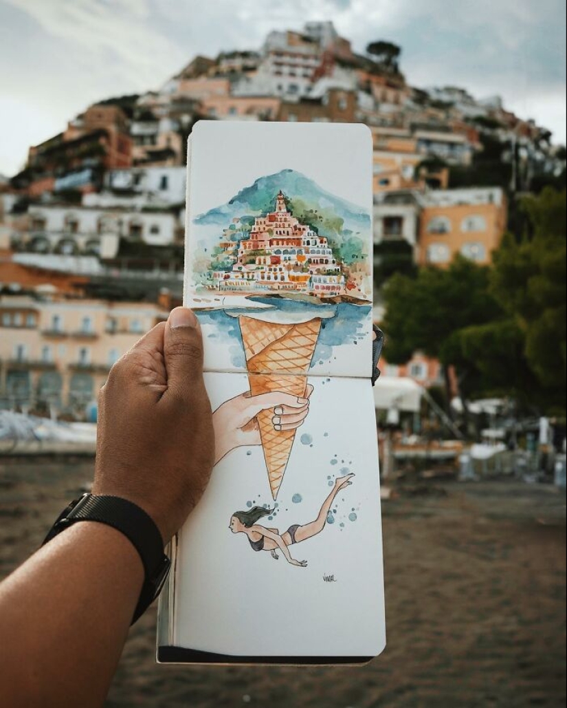 16 Travel Sketches Full Of Magic By Vimal Chandran