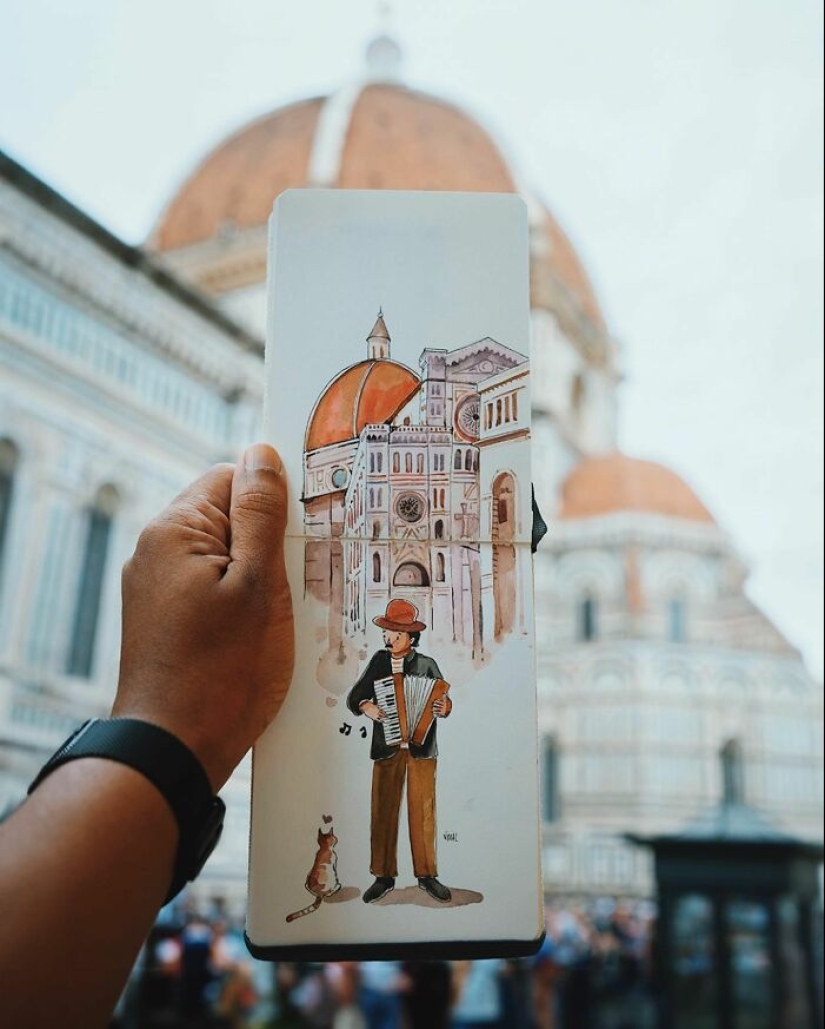 16 Travel Sketches Full Of Magic By Vimal Chandran