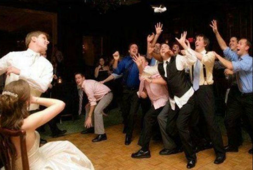 17 ejemplos cuando a un fotógrafo de bodas le va bien con sentido del humor