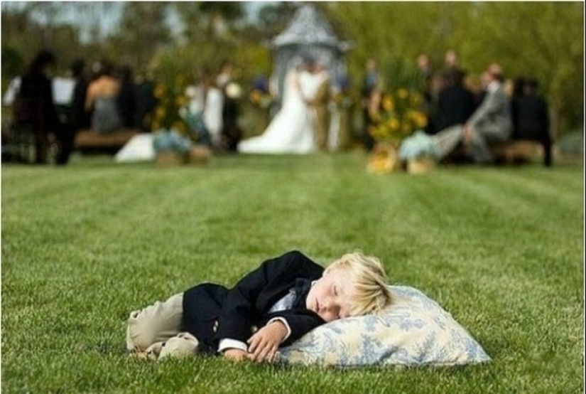 17 ejemplos cuando a un fotógrafo de bodas le va bien con sentido del humor