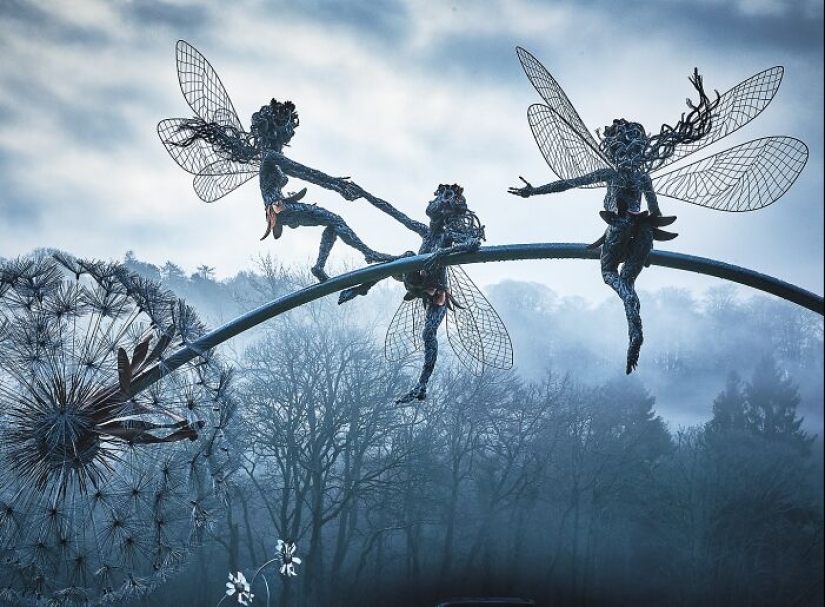 17 Magical Wire Sculptures Of Fairies, Created By Robin Wight