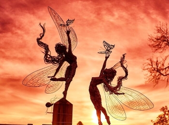 17 Magical Wire Sculptures Of Fairies, Created By Robin Wight