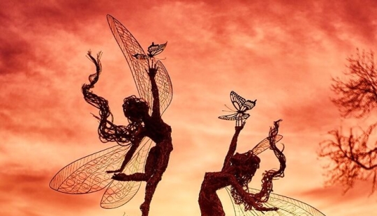 17 Magical Wire Sculptures Of Fairies, Created By Robin Wight