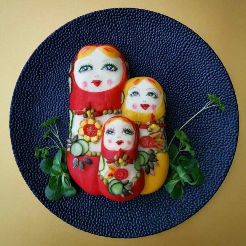 18 edible masterpieces from the Belgian food artist De Meal Prepper