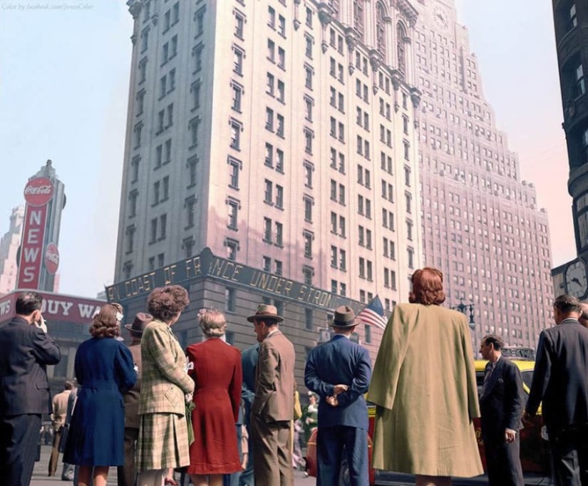 18 famous historical photographs in color