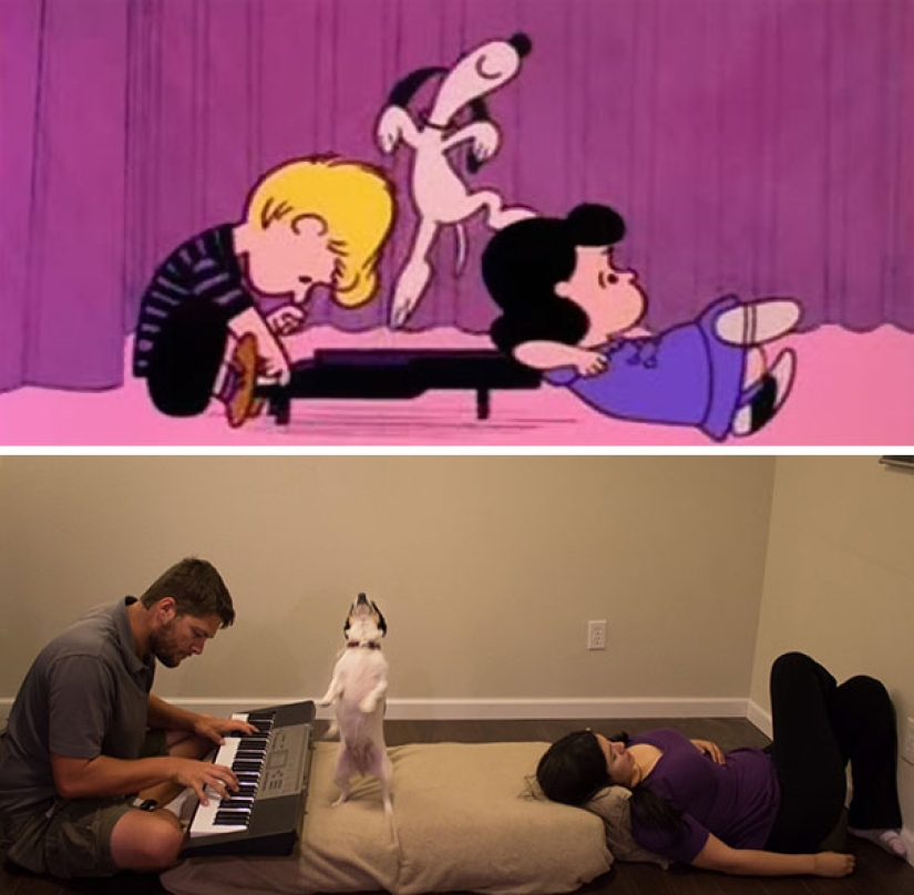 18 photos where life imitates art, and not the other way around