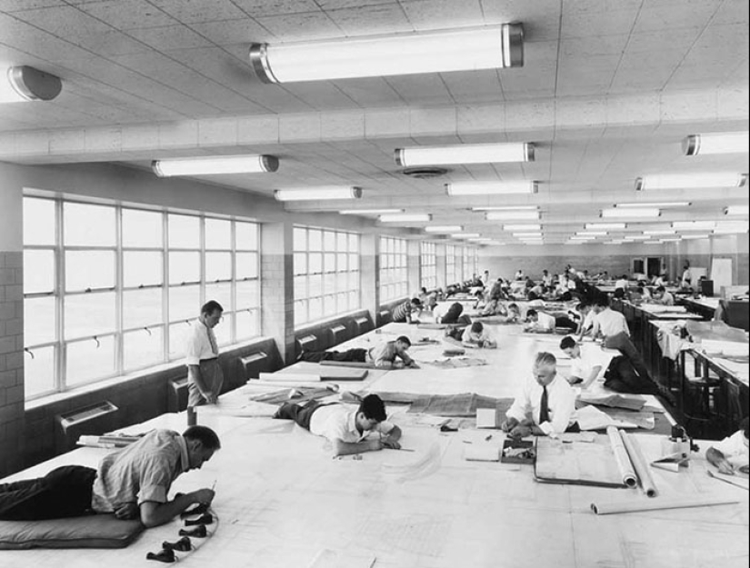 19 cool vintage foto de cómo funcionaba antes de la llegada de AutoCAD