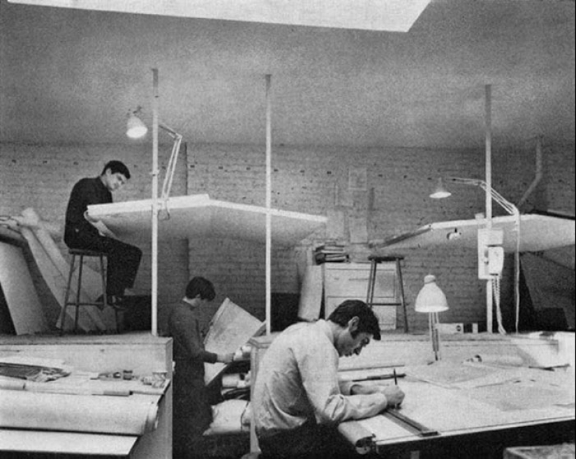 19 cool vintage photo of how worked before the advent of AutoCAD