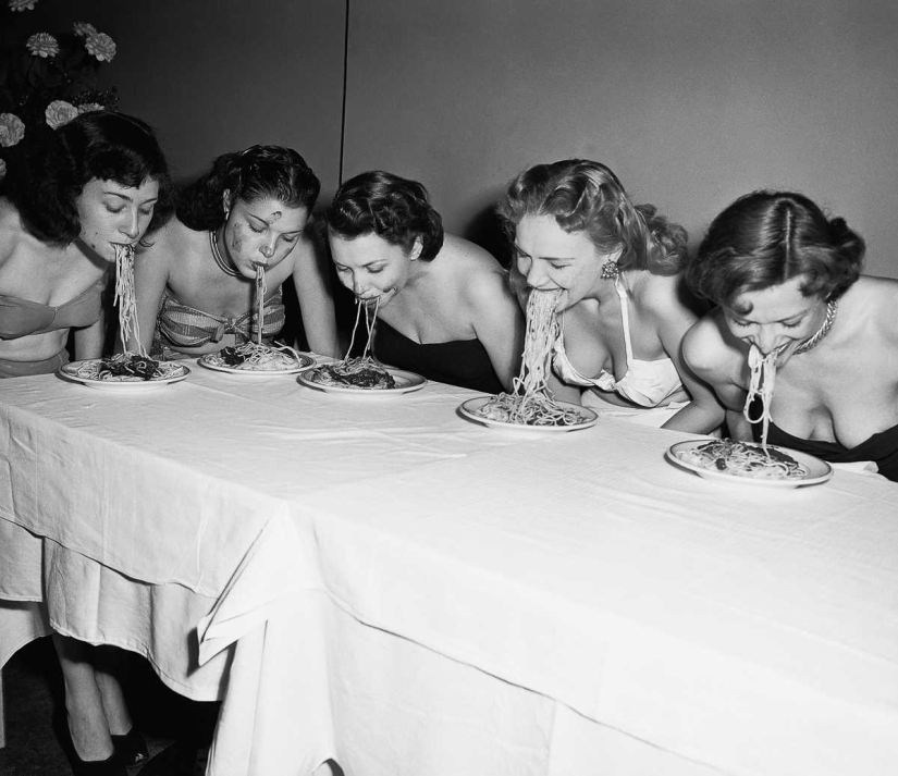 1915-1987: speed eating contests