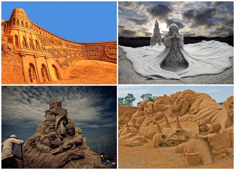 20 amazing sand sculptures