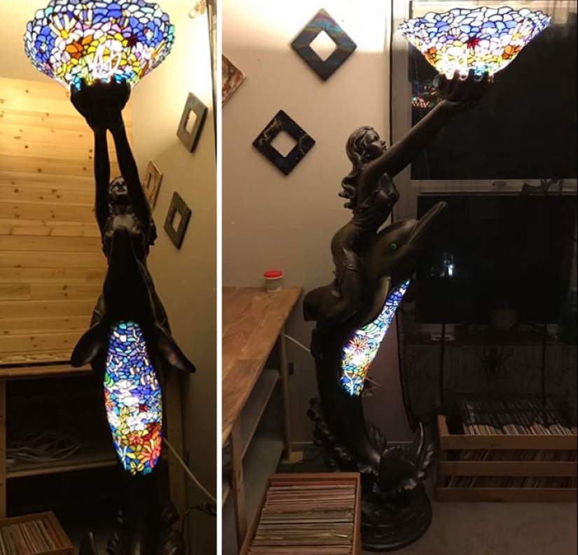 20 ambiguous lamps from flea markets, which are more surprising than useful