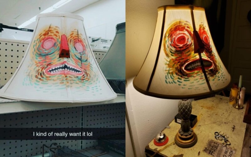 20 ambiguous lamps from flea markets, which are more surprising than useful