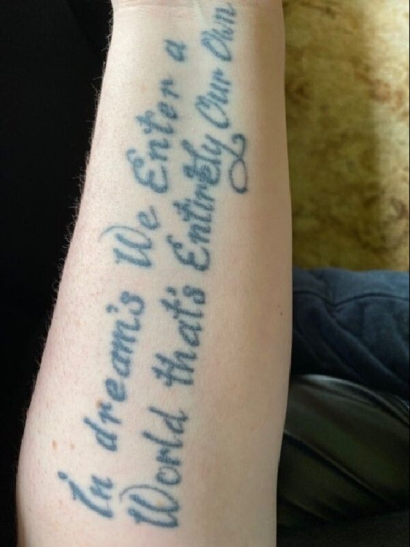 20 cases when people regretted a tattoo very much