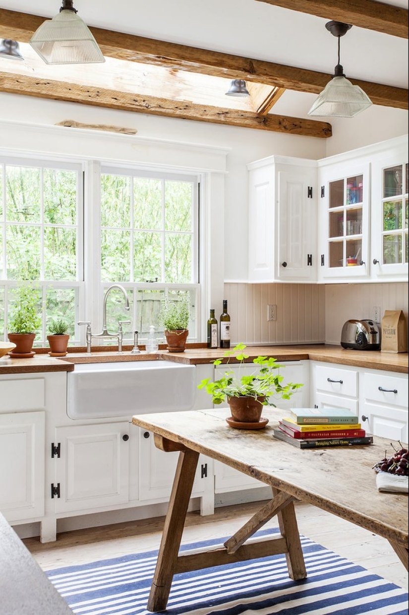 20 de las cocinas más bonitas hechas de madera natural.