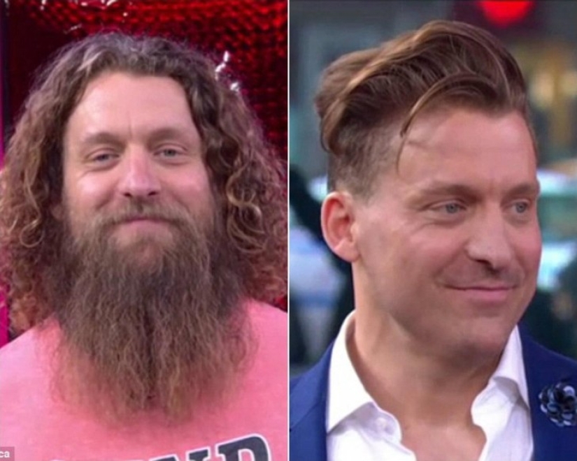 20 hombres transformados antes y después de cortarse el pelo y afeitarse