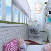 20 ideas on how to turn a small balcony into a seating area