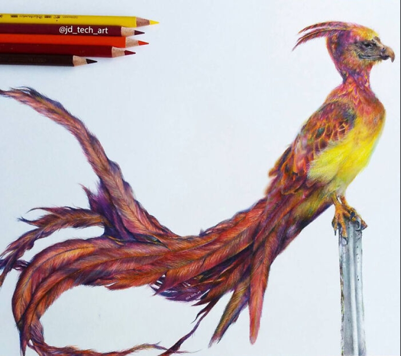 20 increíbles dibujos hiperrealistas hechos a lápiz por Joshua Dansby