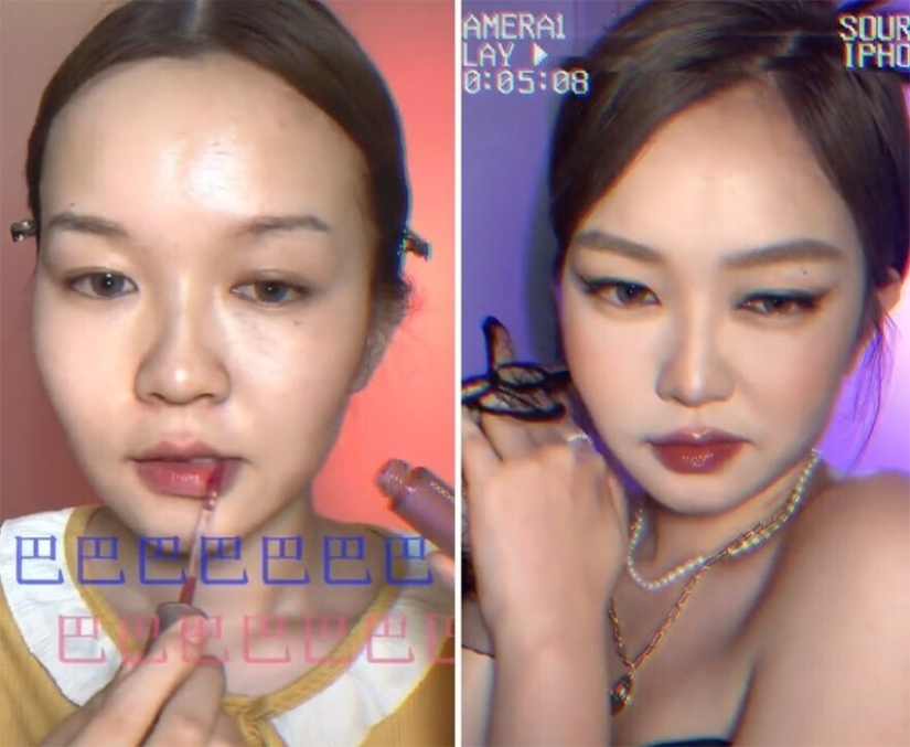 20 incredible transformations: a Chinese woman turns into stars with the help of makeup