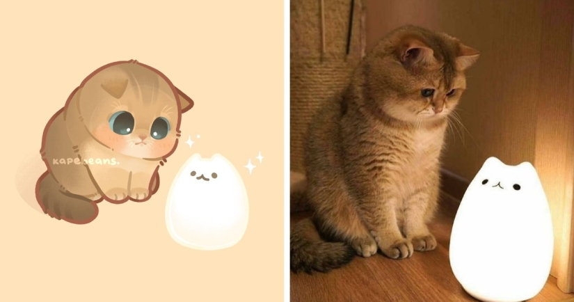 20 incredibly cute illustrations of cute animals from the Internet