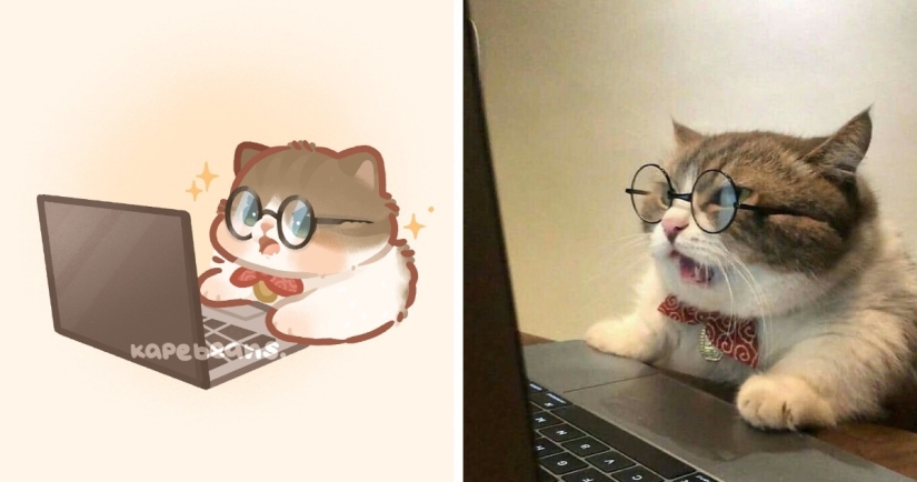 20 incredibly cute illustrations of cute animals from the Internet