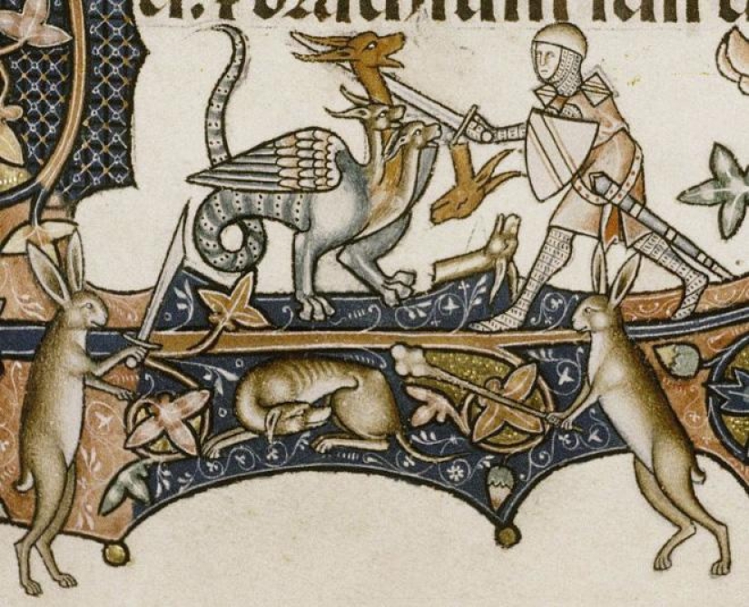 20 killer rabbits from medieval books: why these animals were painted as evil