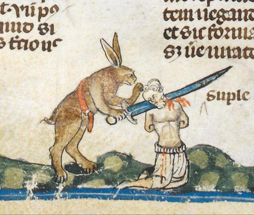 20 killer rabbits from medieval books: why these animals were painted as evil