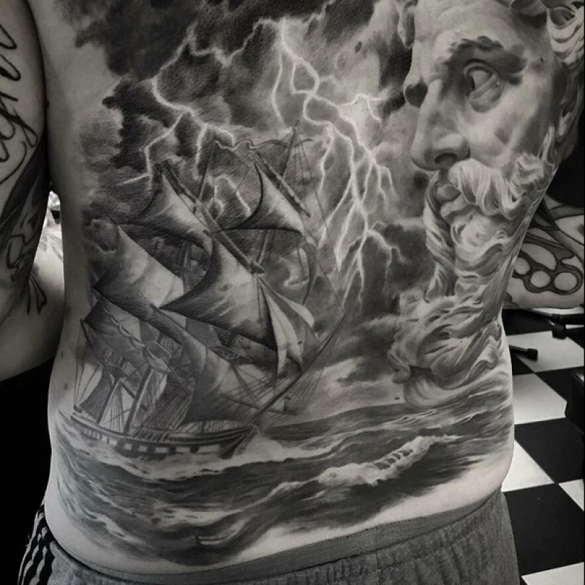 20 majestic tattoos by the Swedish artist Mr. Stacklife