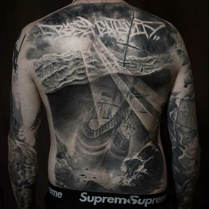 20 majestic tattoos by the Swedish artist Mr. Stacklife