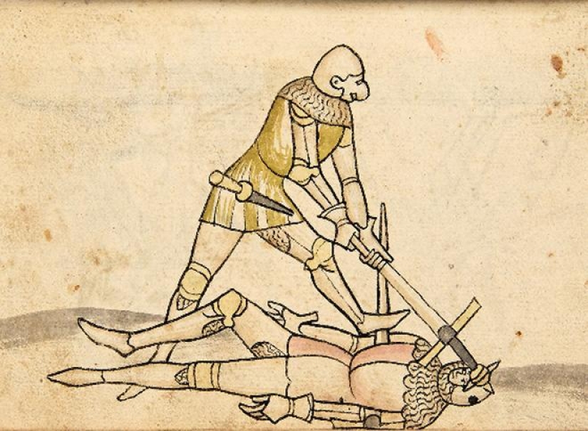 20 medieval paintings in which people are dealt with, but they absolutely don't care