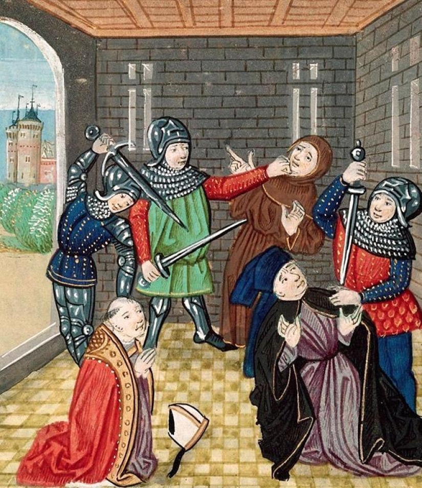 20 medieval paintings in which people are dealt with, but they absolutely don't care