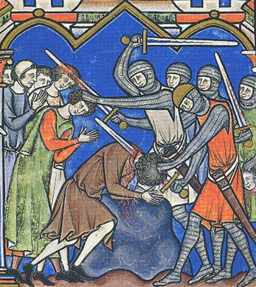 20 medieval paintings in which people are dealt with, but they absolutely don't care