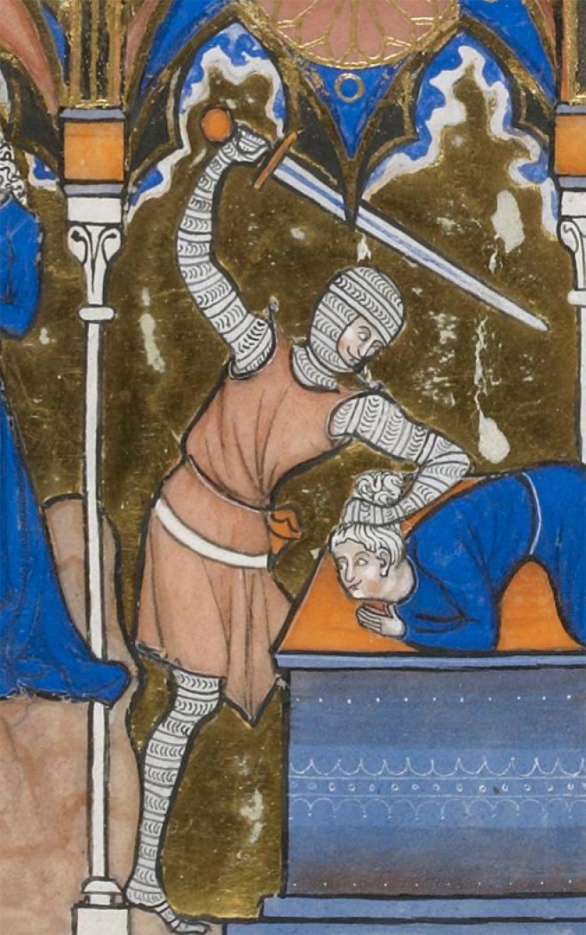 20 medieval paintings in which people are dealt with, but they absolutely don't care