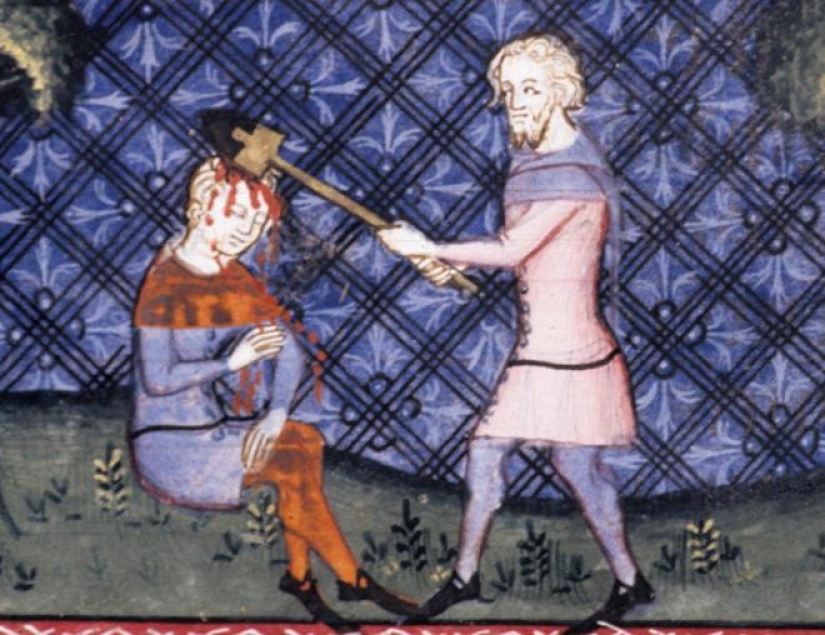 20 medieval paintings in which people are dealt with, but they absolutely don't care