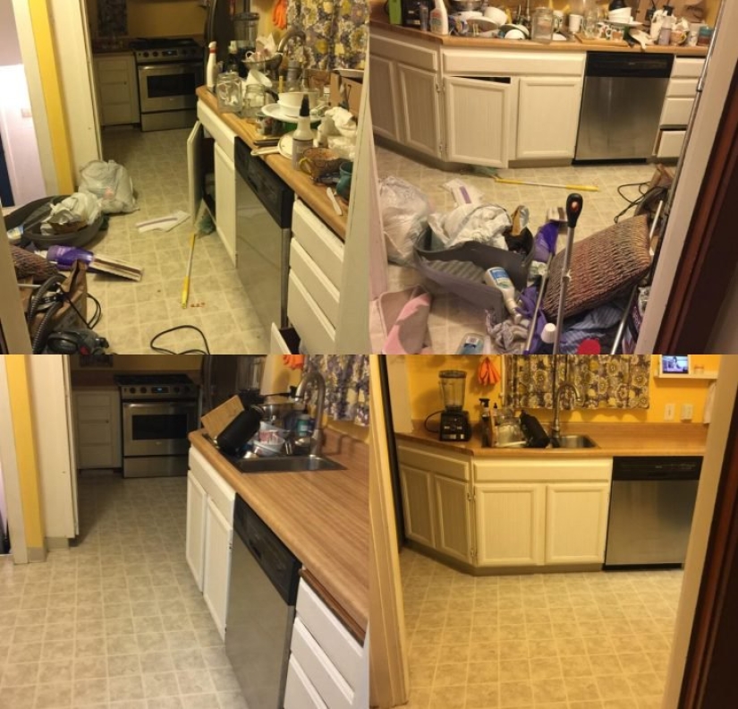 20 photos before and after, looking at that you'll want to clean up