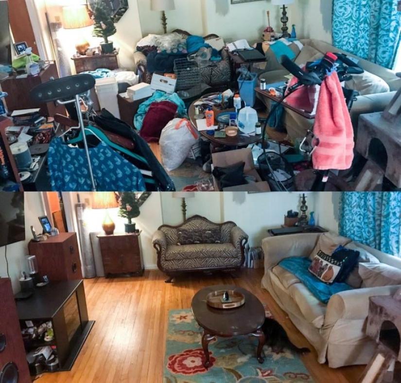 20 photos before and after, looking at that you'll want to clean up