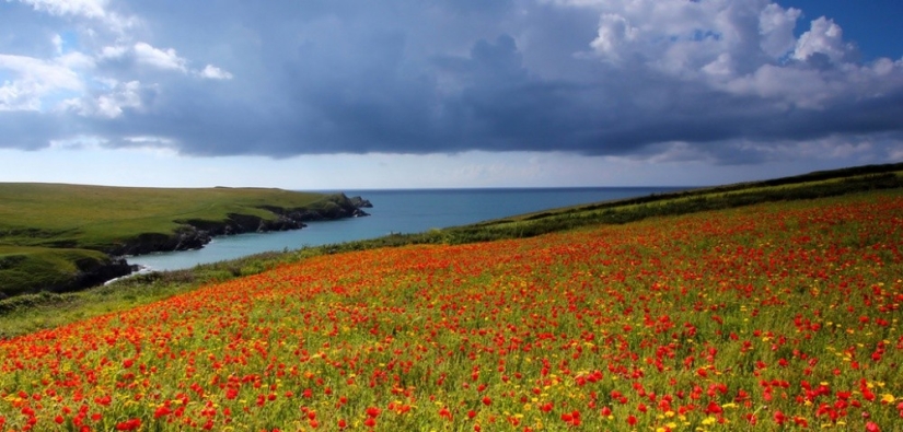 20 places on the planet where nature has spared no colors