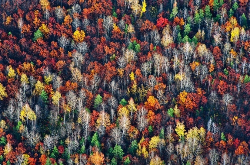 20 places on the planet where nature has spared no colors