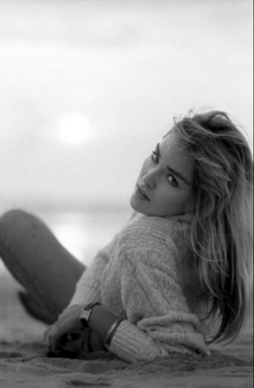 20 retratos de Sharon stone principios de los años 80