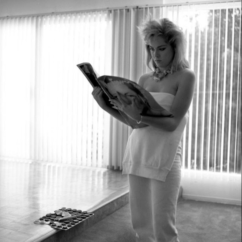 20 retratos de Sharon stone principios de los años 80