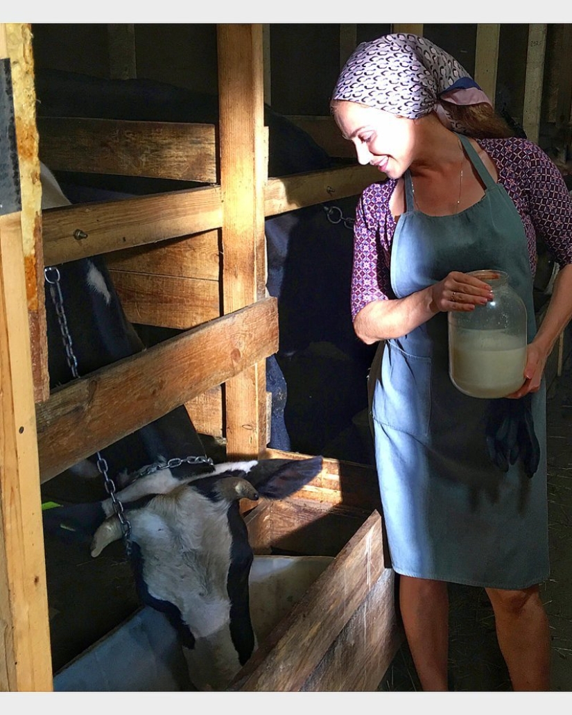 20 rural milkmaids from Instagram, with whom you will definitely fall in love