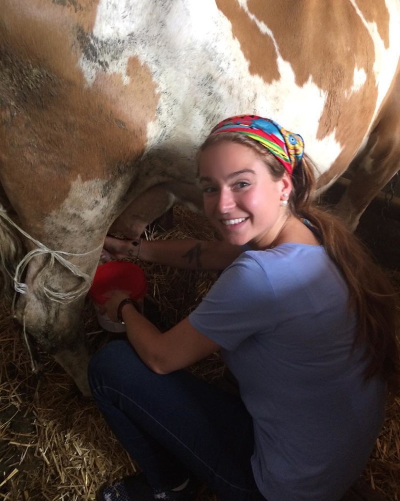 20 rural milkmaids from Instagram, with whom you will definitely fall in love